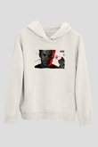 Dexter Baskılı Beyaz Unisex Hoodie