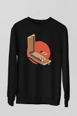 Dexter Baskılı Unisex Siyah Sweatshirt