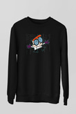Dexter's Laboratory Siyah Unisex Sweatshirt