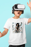 Diablo Baskılı Beyaz Unisex Çocuk Tişört