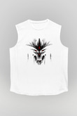 Diablo Beyaz Unisex Kolsuz Tişört