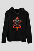 Diablo Siyah Unisex Hoodie