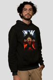 Diablo Siyah Unisex Hoodie