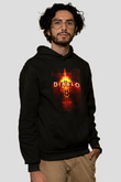 Diablo Siyah Unisex Hoodie