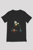 Diablo Siyah Unisex V Yaka Tişört