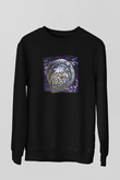Diamond Head Baskılı Unisex Siyah Sweatshirt