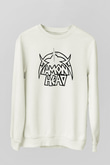 Diamond Head Beyaz Unisex Sweatshirt