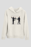 Diddy Beyaz Unisex Kapüşonlu Sweatshirt