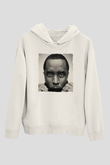 Diddy Beyaz Unisex Kapüşonlu Sweatshirt