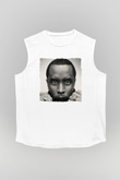 Diddy Beyaz Unisex Kolsuz Tişört