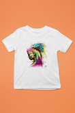 Die Antwoord Baskılı Beyaz Unisex Beyaz Çocuk Tişört - Tshirt