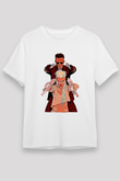 Die Antwoord Baskılı Unisex Beyaz Tişört - Tshirt