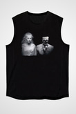 Die Antwoord Baskılı Unisex Siyah Kolsuz Tişört - Tshirt