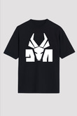 Die Antwoord Baskılı Unisex Siyah Oversize Tişört - Tshirt