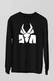 Die Antwoord Baskılı Unisex Siyah Sweatshirt