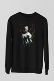 Die Antwoord Baskılı Unisex Siyah Sweatshirt