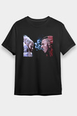 Die Antwoord Baskılı Unisex Siyah Tişört - Tshirt