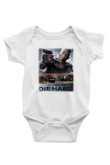 Die Hard Baskılı Beyaz Unisex Bebek Body - Zıbın
