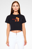 Die Hard Siyah  Crop Top Tişört
