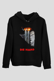 Die Hard Siyah Unisex Hoodie