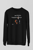Die Krupps Baskılı Unisex Siyah Sweatshirt