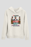 Dillion Francis Beyaz Unisex Kapüşonlu Sweatshirt