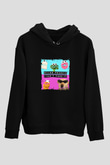 Dillon Francis Baskılı Unisex Siyah Hoodie