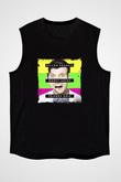 Dillon Francis Baskılı Unisex Siyah Kolsuz Tişört