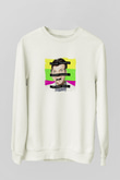 Dillon FrancisBaskılı Beyaz Sweatshirt