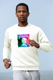 Dillon FrancisBaskılı Beyaz Sweatshirt