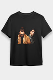 Dimitri Vegas & Like Mike Baskılı Unisex Siyah Tişört