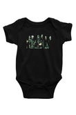 Dimmu Borgir Baskılı Unisex Siyah Bebek Body - Zıbın