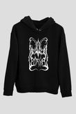 Dimmu Borgir Baskılı Unisex Siyah Kapüşonlu Sweatshirt