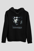 Dimmu Borgir Baskılı Unisex Siyah Kapüşonlu Sweatshirt