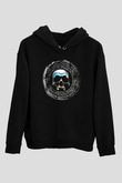 Dimmu Borgir Baskılı Unisex Siyah Kapüşonlu Sweatshirt