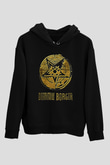 Dimmu Borgir Baskılı Unisex Siyah Kapüşonlu Sweatshirt