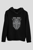 Dimmu Borgir Baskılı Unisex Siyah Kapüşonlu Sweatshirt