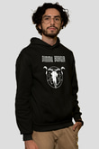 Dimmu Borgir Baskılı Unisex Siyah Kapüşonlu Sweatshirt