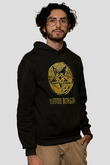 Dimmu Borgir Baskılı Unisex Siyah Kapüşonlu Sweatshirt