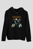 Dimmu Borgir Baskılı Unisex Siyah Kapüşonlu Sweatshirt