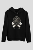 Dimmu Borgir Baskılı Unisex Siyah Kapüşonlu Sweatshirt