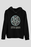 Dimmu Borgir Baskılı Unisex Siyah Kapüşonlu Sweatshirt
