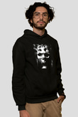 Dimmu Borgir Baskılı Unisex Siyah Kapüşonlu Sweatshirt
