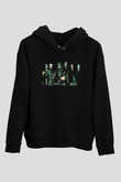 Dimmu Borgir Baskılı Unisex Siyah Kapüşonlu Sweatshirt