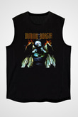 Dimmu Borgir Baskılı Unisex Siyah Kolsuz Tişört - Tshirt