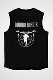 Dimmu Borgir Baskılı Unisex Siyah Kolsuz Tişört - Tshirt