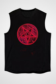 Dimmu Borgir Baskılı Unisex Siyah Kolsuz Tişört - Tshirt