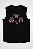 Dimmu Borgir Baskılı Unisex Siyah Kolsuz Tişört - Tshirt