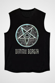 Dimmu Borgir Baskılı Unisex Siyah Kolsuz Tişört - Tshirt