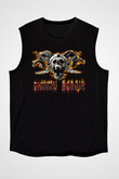 Dimmu Borgir Baskılı Unisex Siyah Kolsuz Tişört - Tshirt